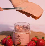 Dubai Chocolate Strawberry Cream Spread | Sweet & Fruity Premium Chocolate Filling | Authentic Luxury Dessert Spread | Smooth & Creamy - Pack of 1