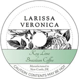 Key Lime Brazilian Coffee (Single Serve K-Cup Pods) (Gourmet, Naturally Flavored, Whole Coffee Beans) (12 pods, ZIN: 573250)