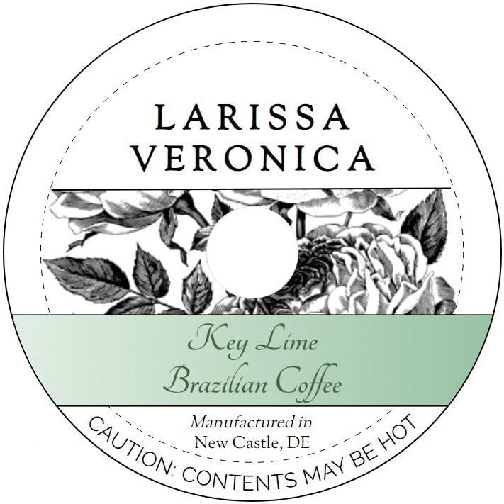 Key Lime Brazilian Coffee (Single Serve K-Cup Pods) (Gourmet, Naturally Flavored, Whole Coffee Beans) (12 pods, ZIN: 573250)