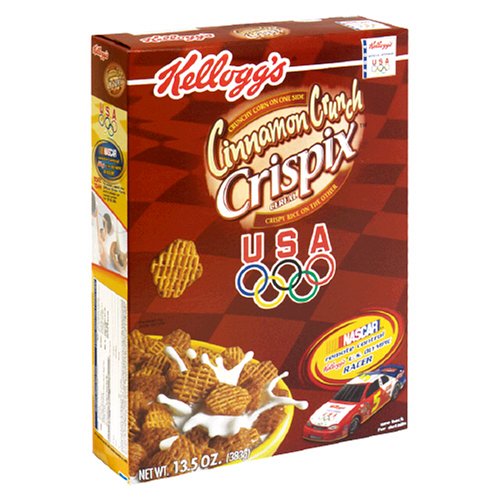 Kellogg's Crispix Cereal, Cinnamon Crunch, 13.5-Ounce Box