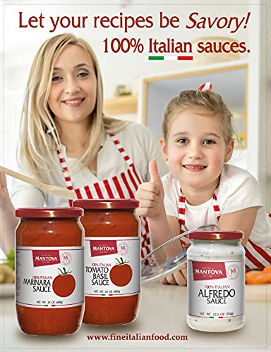 Alfredo Italian Sauce, 100% Italian, made with Italian Cheese (Pack of 2) 12.5 Oz
