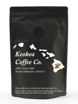 100% Kona Coffee - Whole Bean - Medium Roast - 1 lb (16oz) - Grown and Packaged on the Big Island of Hawaii - Keokea Coffee Co.
