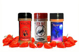 Wicked Reaper Extreme Chili Powder Gift Set, 3 Pack - Ghost, Scorpion, Carolina Reaper, 2 oz Bottles