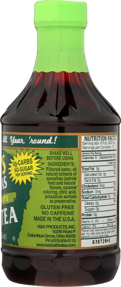 Sassafras Conc Tea (Pack of 6) by Pappy's