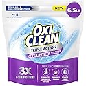 OxiClean Triple Action Odor Blasters Odor and Stain Remover Powder, Use with Detergent, Eliminates Tough Odors and Removes Stains, Color Safe