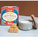 Aunt Sally's Creamy Salted Caramel Pralines - 6 count box- New Orleans Most Famous Praline- Handmade Pecan Candy