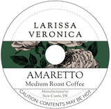 Amaretto Medium Roast Coffee (Single Serve K-Cup Pods) (Gourmet, Naturally Flavored, Whole Coffee Beans) (12 pods, ZIN: 571128) - 3 Pack