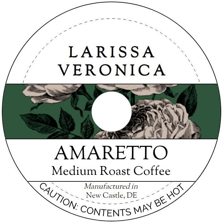 Amaretto Medium Roast Coffee (Single Serve K-Cup Pods) (Gourmet, Naturally Flavored, Whole Coffee Beans) (12 pods, ZIN: 571128) - 3 Pack