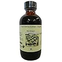 OliveNation Organic Vanilla Extract from Natural Bourbon Madagascar Vanilla Beans, Non-GMO, Gluten Free, Kosher, Vegan - 8 ounces