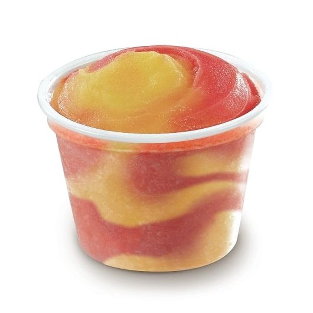 Whole Fruit Orange Pineapple and Cherry Swirl Premium Juice Cup, 4 Ounce -- 96 per case.
