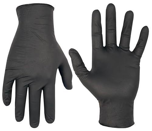 CLC Custom Leathercraft 2337L Powder-Free Nitrile Disposable Gloves, Large