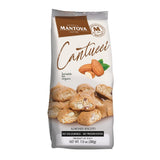 Mantova Cantucci with Almonds, 7 oz. (Pack of 2), Product of Italy, Traditional, Twice-Baked, Crunchy Biscotti, Sweet, Nutty, Crumbly Cookies Perfect