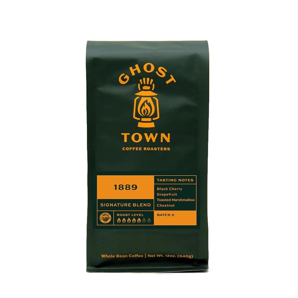 Ghost Town Coffee Roasters "1889 Blend" Medium Roasted Whole Bean Coffee - 5 Pound Bag