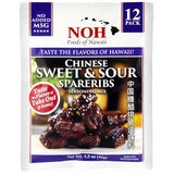NOH Chinese Sweet & Sour Spareribs Seasoning Mix, 1.5 oz Packet (Pack of 12) - Classic Chinese Sweet and Sour Sauce Seasoning Powder Mix, Perfect