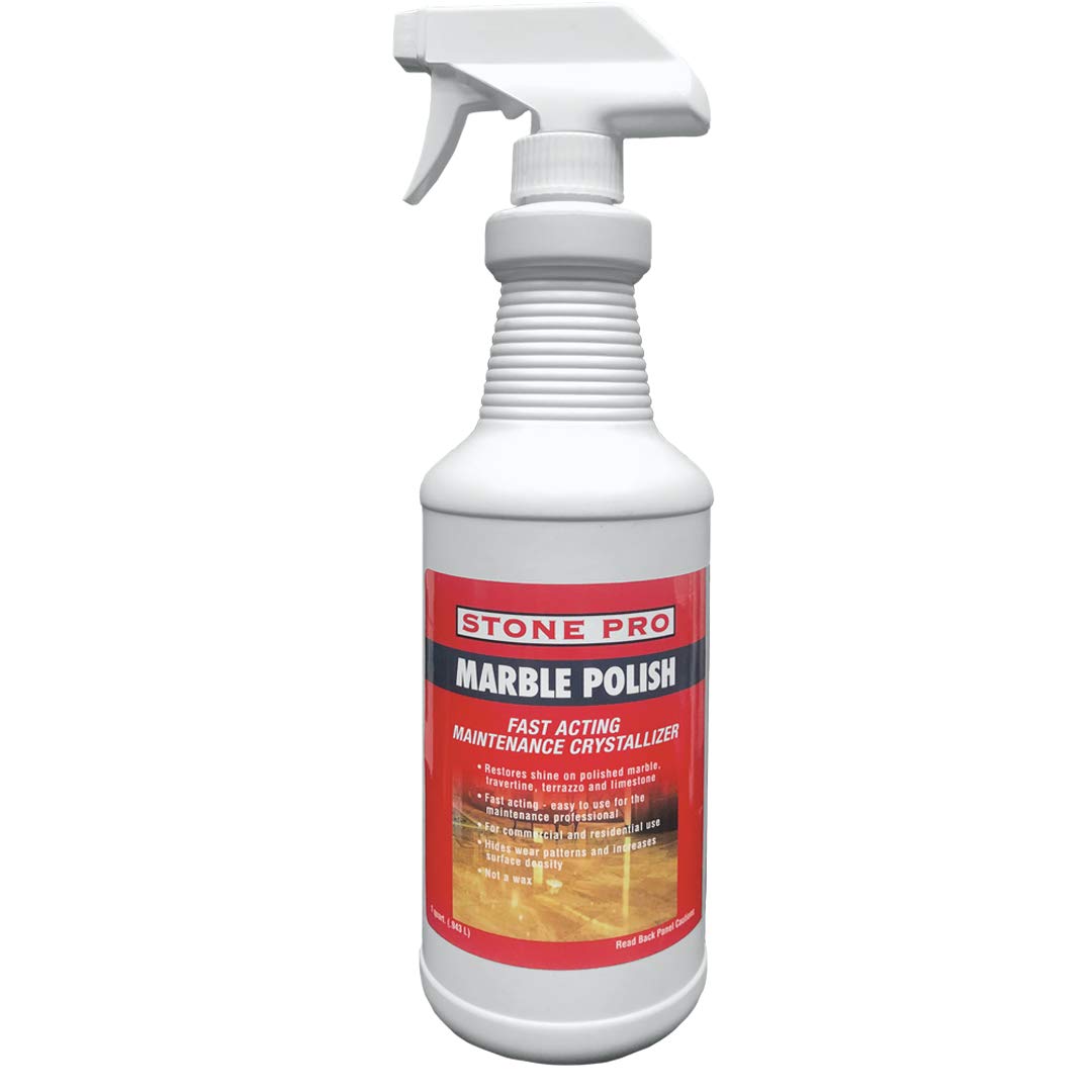 StonePro - Marble Polish-Maintenance Crystallizer (32 Fl Oz Spray)