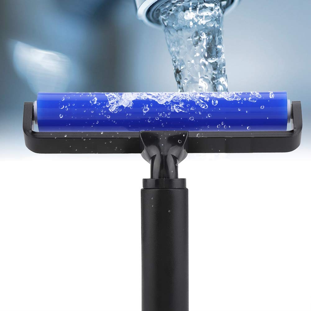 Dust Removal Silicone Roller Anti Static Roller Brush Four Sizes nual Cleaner Tool for Dust Pet Hair Clothes Carpet Furniture(6in)