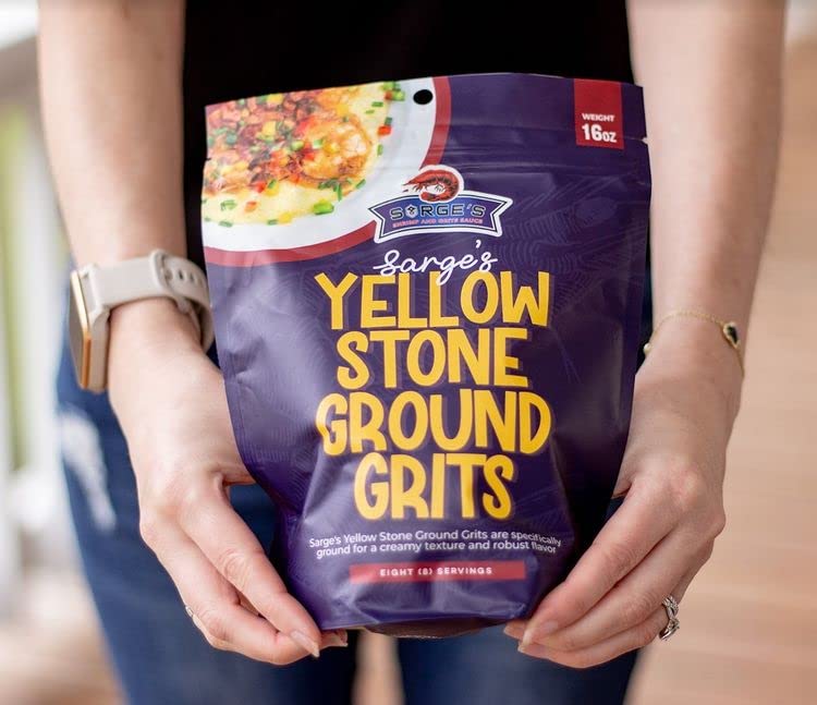 Sarge's Yellow Stone Ground Grits - 16 Oz