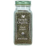 Simply Organic Black Pepper Medium Grind, 2.31 Oz