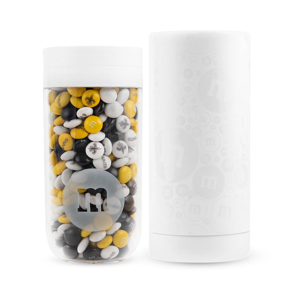 M&M'S NFL New Orleans Saints Milk Chocolate Gift Jar, 12.7 oz