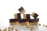 8oz. Nuts to You Smooth and Creamy Chocolate Peanut Butter Kettle Fudge | Fresh Gourmet Candy | Decadent and Delicious Handcrafted Fudge
