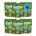 Freestyle Snacks Pickle Chip Snack Packs - Classic Dill - All Natural, Fresh-Packed Deli-Style Pickles - Non-GMO, Kosher, Gluten-Free, Low Calorie