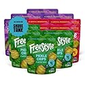 Freestyle Snacks Pickle Variety Snack Packs - 3 Flavors of All Natural, Fresh-Packed Deli-Style Pickles - Non-GMO, Kosher, Gluten-Free, Low Calorie