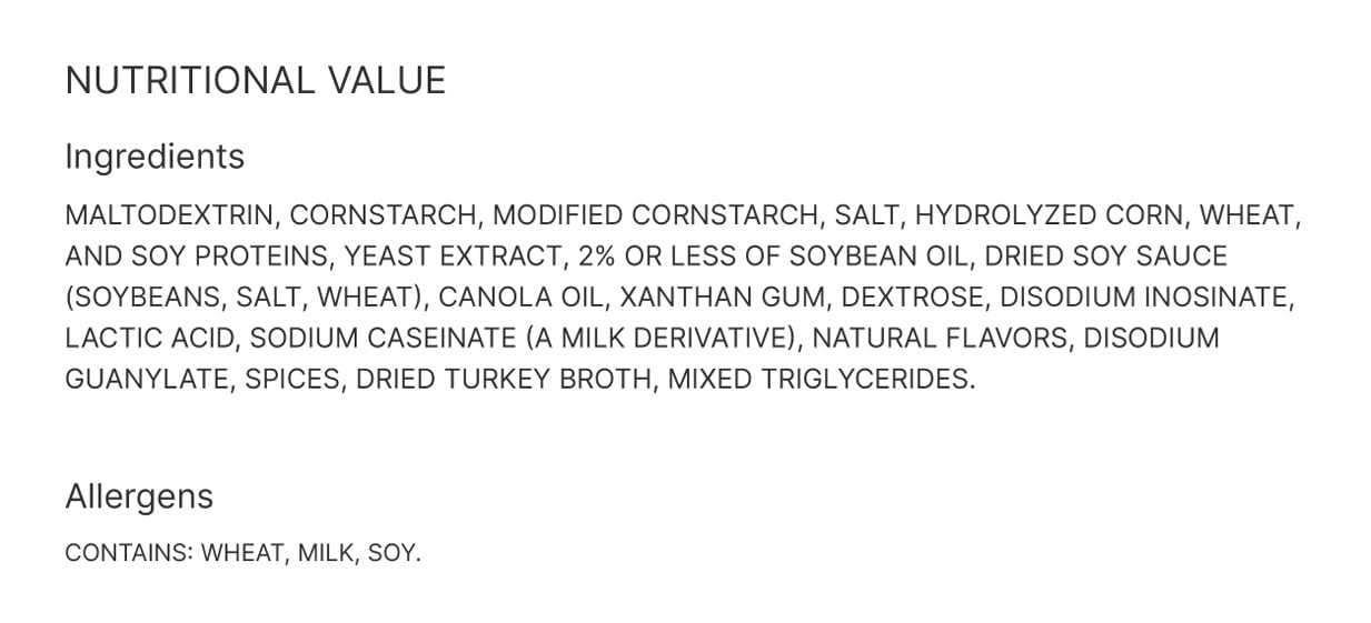 Turkey Gravy Mix 20 oz. | 0g Trans Fat | Bits N Things | Pack of 2