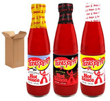 Bundle - 3 Items: Texas Pete Hot Sauce Sampler - Hot, Hotter, & Garlic - 6 oz Bottles