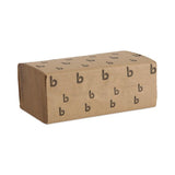 Boardwalk 6210 Paper Towel, 1-Ply Single-Fold, 9" Width x 9.45" Length, Natural (16 Pack of 250)
