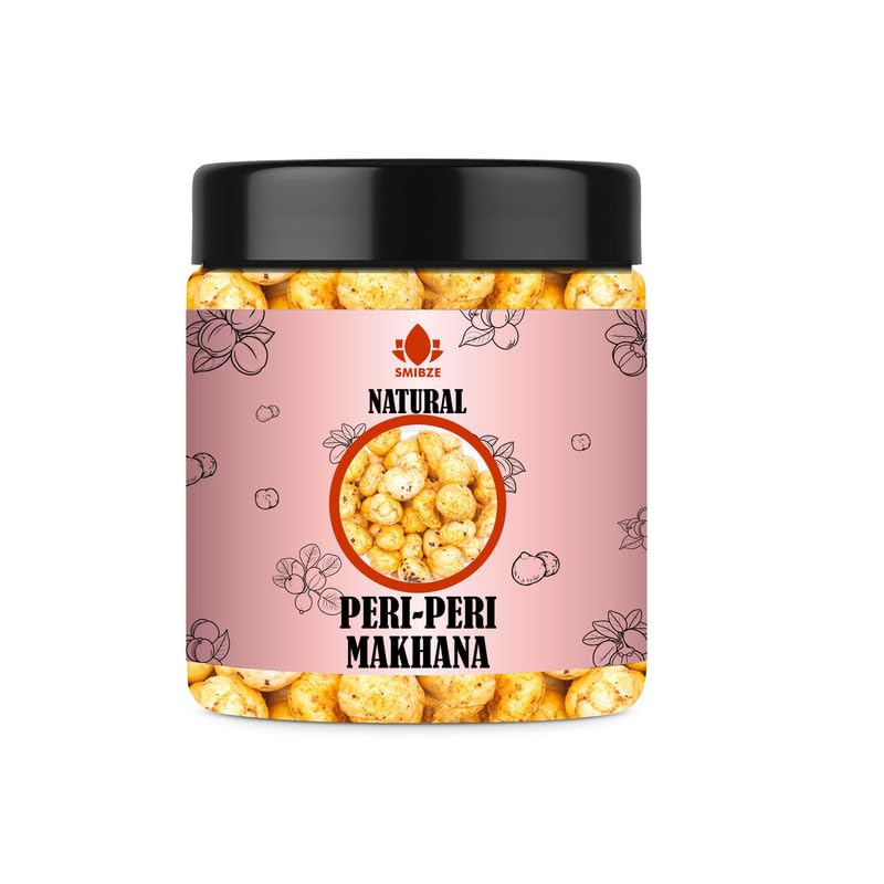 SMIBZE Natural Peri Peri Makhana 8 OZ / 227 Gram