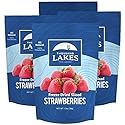 Thousand Lakes Freeze Dried Fruit - Strawberries 4-pack 1.2 ounces (4.8 ounces total) | No Sugar Added | 100% Sliced Strawberries