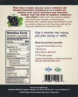 Fresh Frozen Organic Black Currants by Northwest Wild Foods - Healthy Antioxidant Fruit Diet - for Smoothies, Pies, Jams, Syrups (4.5 Pounds)