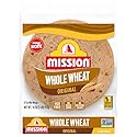 Mission Soft Taco Whole Wheat Tortillas, Medium Size, 10 Count, Whole Grain