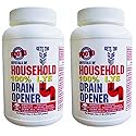 Rooto 1030 Drain Cleaner With Lye, 1 lb, 2 Piece