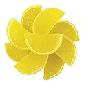 NY Spice Shop Lemon Fruit Slices Candy - 1 Pound Citrus Flavor Chewy Jelly Fruit Slices Candy - Old Fashioned Sliced Lemon Fruits Gummies - Gummies