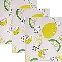 SWEDEdishcloths - Cellulose Sponge Dish Towels - Set of 3 Lemon Lime Swedish Dish Cloths