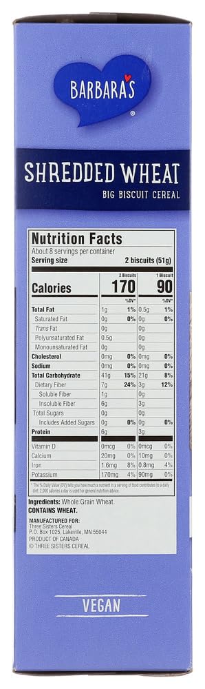 Barbaras Cereal Shrd Wheat