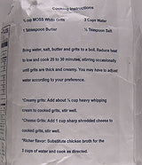 Moss Water Ground White Corn Grits 2 Lbs