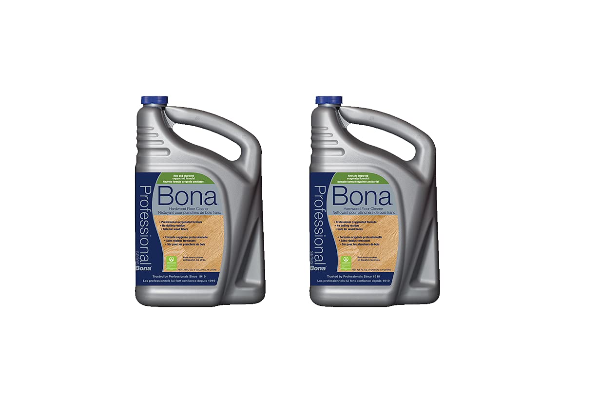 Bona Hardwood Floor Cleaner Refill, 128 oz, 2 Pack