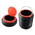 Collapsible Bucket with Lid for Car, Plastic Bucket for Sand or Beach, Portable Water Bucket for Cleaning, Fishing Water Pail