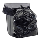 Aluf Plastics 45 Gallon Trash Bags - 1.25 MIL (eq) Black Heavy Duty Trash Can Liners - 40" x 47" - Pack of 100 - For Contractor, Industrial