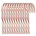 Candy Cane Peppermint Flavored | 144 Pieces Individually Wrapped | Free Creative Idea Booklet Included. (144Pcs Red & White)
