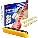 Cellulose Sponge Pop Up Sponge Mop with 2 Swop Roller Sponge mop Suitable for Wood, Ceramic Tiles and Other Flat Floors (1 Handle and 2 Heads)