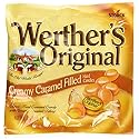 Werther's Original Creamy Caramel Filled Hard Candies - Individually Wrapped Hard Candies for Halloween, Parties, or Snacks - 2.65 oz Bags (Pack of 3)