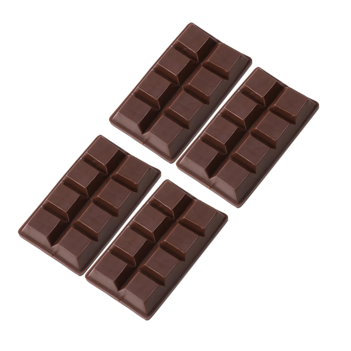 Toyvian 4pcs Valentine's Day Faux Chocolate Decoration Simulated Chocolate Models for Party Supplies Tabletop Decor and Shop Display