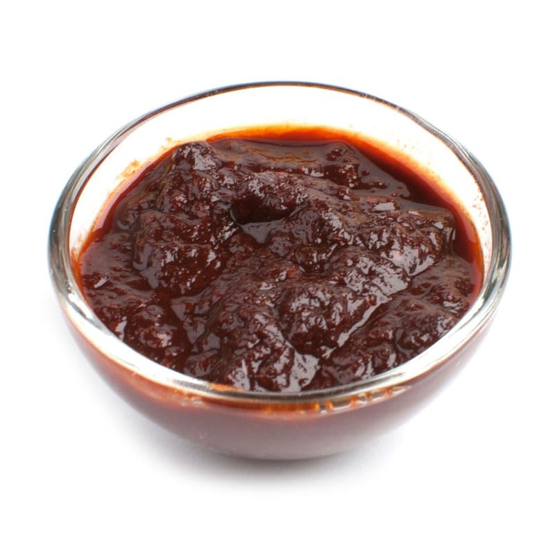 Guajillo Chile Paste, 1 lb jar - Mexican Guajillo Pepper Paste for Birria, Enchilada Sauce & Salsa Roja, Medium Heat (500-5,000 SHU), by Woodland