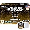 Black Rifle Coffee Company AK Espresso, 12 Count, Medium Roast K Cups - Single Serve K Cups Coffee Pods - Kcup Pods Compatible with Keurig 1.0 & 2.0