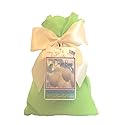 Three Eco-friendly 100% Wool Dryer Ball Gift Set -Handmade in USA- Premium Wool from American Farms, Soft, X-large, Natural and Unscented, Small