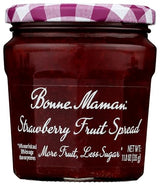 Bonne Maman, Fruit Spread Strawberry More Fruit Less Sugar, 11.8 Ounce