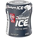 Dentyne Ice Arctic Chill Sugar Free Gum, 1 Bottle of 60 Pieces